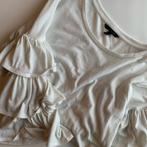 Banana Republic ruffle sleeve top